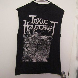 Thrash Metal Toxic Holocaust Band Muscle Tee Size S